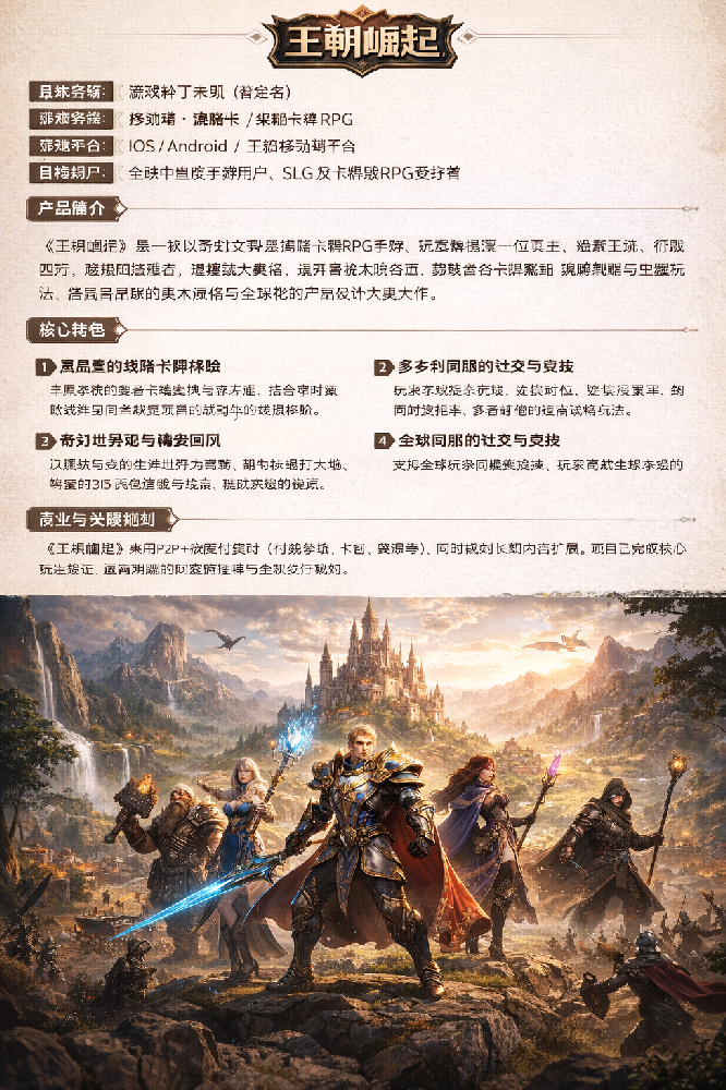 星欧王朝崛起手游